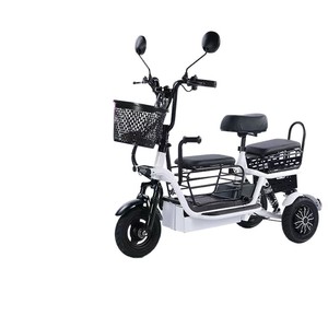 Nouveau vélo électrique pliable deux places, mini, pour adultes (hommes et femmes), parent-enfant, batterie lithium 48V, 20 km/h, moteur sans balais - Product Image 1
