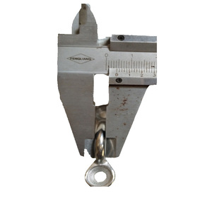 Clips para cables metálicos de 10 mm, acabado liso métrico, para uso industrial general, con tornillos autorroscantes, juego de 2 - Product Image 3