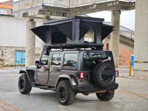 Tente de toit rigide automatique quatre saisons durable pour Jeep, ouverture latérale avec échelle en aluminium, étanche, pour camping en voiture - Product Image 6