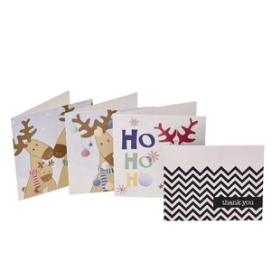 Tùy chỉnh sang trọng Thiệp mời đám cưới Matte cán và in offset trên kraft và giấy tráng trống thiết kế lời chào - Product Image 3