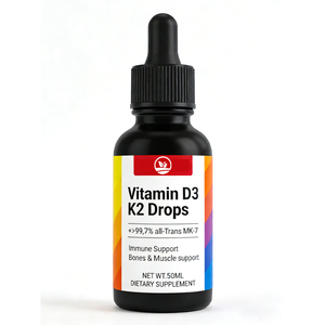 Formula Nutrizionale OEM, Gocce Liquide di Vitamina D3 K2, <span class=keywords><strong>Integratore</strong></span> Nutriente per Energia e Supporto alla Salute di Ossa e Muscoli - Product Image 1