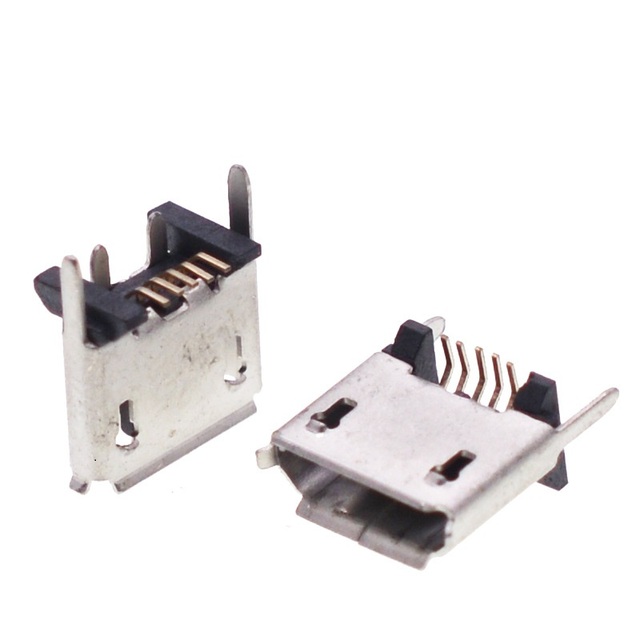 USB-M-SM00E USB 2.0 Micro B Female Connector 5P SMD Vertical