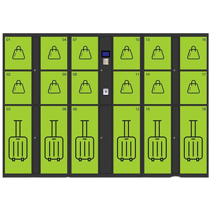 Centre commercial écologique Code de numérisation de <span class=keywords><strong>téléphone</strong></span> portable Système de mise en réseau temporaire Casiers à bagages de stockage intelligents en libre-service - Product Image 2