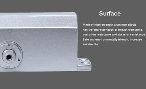 VIANS 60KG Max <strong>Door</strong> <strong>Weight</strong> Aluminum Alloy Heavy Duty Automatic <strong>Door</strong> Closer - Product Image 2