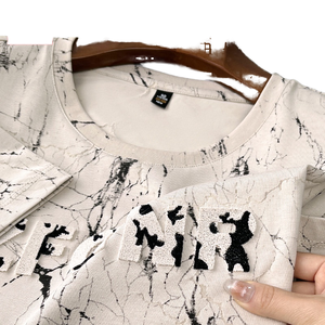 T-shirt Estiva da Uomo Casual 100% Cotone 180 Grammi a Maniche Corte, Maglia Business Stampata Digitalmente, Tinta Unita, Anti-Pilling, Vestibilità Regolare - Product Image 4