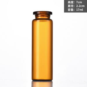 Vial de vidrio de inyección de <span class=keywords><strong>vitamina</strong></span> <span class=keywords><strong>B12</strong></span> ámbar 5ML 20ml 17ml 10ml 15ml Suero cosmético en polvo liofilizado - Product Image 6