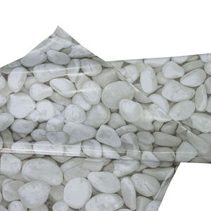 Marbre PVC clôture de confidentialité bandes d'intimité en aluminium tapis à double tige <span class=keywords><strong>pour</strong></span> clôture de jardin - Product Image 6