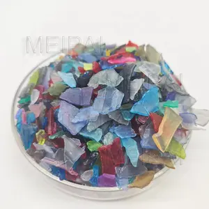 Factory supply waste plastic scrap mix color pc scrap plastics raw material polycarbonate