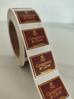 Autocollant d'emballage étanche en vinyle Offre Spéciale pour produits de bain et de beauté impression UV en feuille d'or pour usage de parfum étiquettes personnalisées
