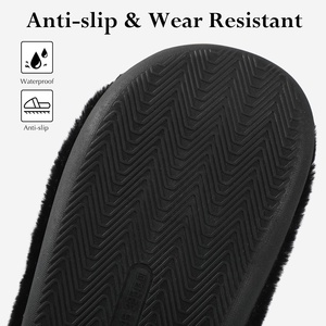 Mèo Fluffy Động Vật In Dép Đi Trong Nhà Cho Phụ Nữ Và Nam Giới Ấm EVA Đế Ngoài Nhà Thanh Trượt Giày - Product Image 5