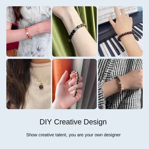 Cuentas sueltas <span class=keywords><strong>de</strong></span> madera <span class=keywords><strong>de</strong></span> agar natural, cuentas sueltas <span class=keywords><strong>de</strong></span> madera <span class=keywords><strong>de</strong></span> sándalo verde, acantilado, ciprés, lote suelto para <span class=keywords><strong>Barbie</strong></span> - Product Image 4