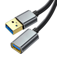 5 Gbit/s 3A Geflochtenes USB 3.0 Ein Stecker auf USB 3.0 Ein weibliches Verlängerung kabel