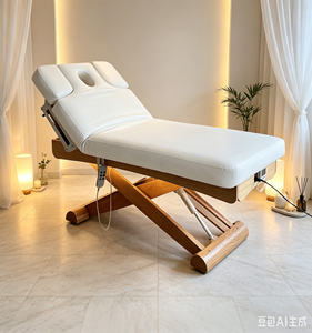 Table de soin esthétique électrique de qualité médicale, table de traitement facial, lit de massage hydraulique avec trou pour le visage, pour clinique, dermatologie - Product Image 5