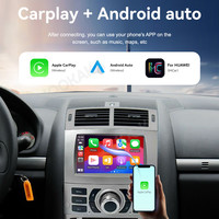 Radio MOOKAKA de 7.0 Pulgadas para Peugeot 407 2004-2010, Android Auto, GPS, Navegación, Reproductor de Video, Estéreo, Multimedia, Carplay, DSP, DVD