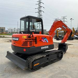 Doosan มือสองเครื่องขุดดินขนาดเล็ก DH55 5ตันรถขุด DH60 DH55มือสองจากเกาหลี - Product Image 4