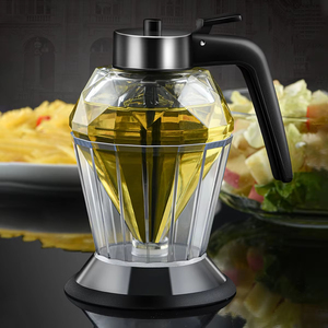 Wholesale Shaped Glass Honey and Oil <b>Dispenser</b> 200ml Large Capacity Multifunctional <b>Vinegar</b> Sauce Bottle with Handle - Product Image 3