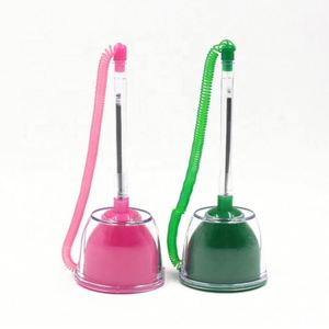 Bolígrafo de Escritorio con Logotipo Personalizado, Bolígrafo de Seguridad con Espiral, Bolígrafo de Mesa Negro, Venta Caliente - Product Image 1