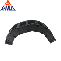 Chaîne de protection de câbles en plastique flexible et légère pour la protection des guides de machines-outils CNC