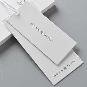 Matte Giấy Dập Nổi Vàng Dập Logo Treo Thẻ Nhãn Cho Quần Áo Và Túi Xách Bán Buôn Cho Đu Tag Cho In Ấn May Mặc - Product Image 5