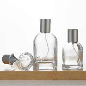 Cylinder Shape Glass Perfume <b>Bottles</b> 30ml 50ml <b>100ml</b> Empty Transparent Fragrance Glass <b>Spray</b> <b>Bottle</b> High Quality Cosmetic <b>Bottle</b> - Product Image 3