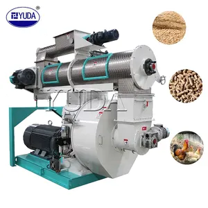YUDA 15-25ton/h Cattle Cow Feed Pellet Making Machine With Force-Feeding Device
