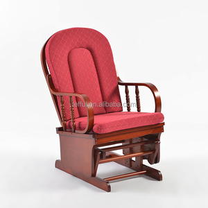 Eco-friendly maternity nursing center <b>nursery</b> <b>wooden</b> glider rocking chair - Product Image 1