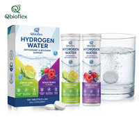 Comprimés d'eau hydrogénée au magnésium Qbioflex, directement de l'usine, puissance antioxydante, complément alimentaire quotidien, saveur citron