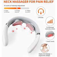 Mini masseur de cou intelligent portable en forme de U chauffé par impulsion intelligente pour les cadeaux d'affaires et promotionnels