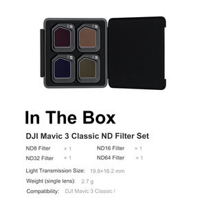 Juego de Filtros ND (ND8/16/32/64) para DJI Mavic 3 Classic, Accesorios para Drones - Product Image 3