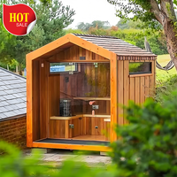 Prix d'usine Cabine de sauna à vapeur traditionnel pour 3-4 personnes Sauna de jardin Sauna extérieur