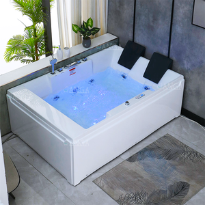 Vasca da bagno con Jacuzzier jet Kit aria bolle di massaggio idromassaggio vasche da bagno per 2 persone Yacuzzy con Tv Jaqquzi Jaguzzy - Product Image 5