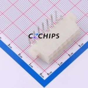 DLL-5569F-14AW Wire-to-Board Pin Header Bent Lead Through Hole,P=4.2mm Connector 2x7P 4.2mm Right Angle Insert 14P - Product Image 1