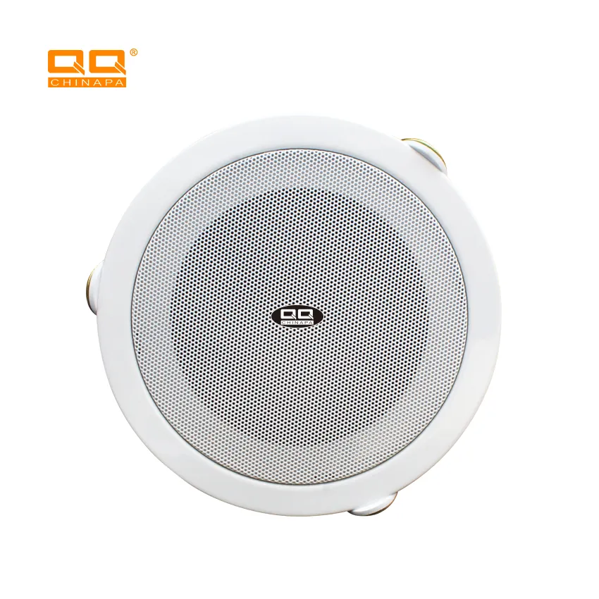 QQCHINAPA 6" Commercial Ceiling Speaker System 3W 6W Best Roof In Wall Ceiling Loudspeaker