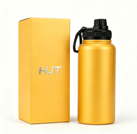 Bouteille isotherme grand volume 40 oz avec logo personnalisé, vente en gros, en acier inoxydable 304 avec couvercle sport pour activités de plein air