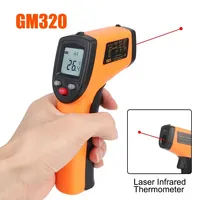 HEDAO GM320 termometer genggam Digital, pengukur suhu Laser genggam Digital -50 ~ 380C C/F IP67