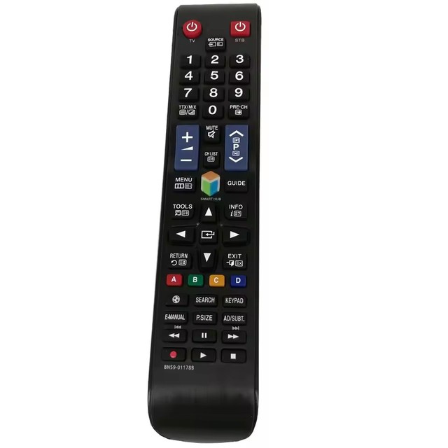 BN59-01178B Plastic ABS Remote Control for Samsung SMART TVs (UA55H6300AW UA60HC6300AW UE55H6200) 8 Meter Range 4 Buttons