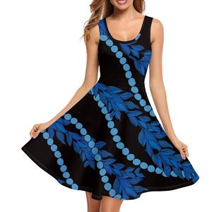 Vestito canotta Casual hawaiana Mokihana per le donne senza maniche abiti fluenti su misura larghi abiti da spiaggia <span class=keywords><strong>tropicale</strong></span> <span class=keywords><strong>abbigliamento</strong></span> - Product Image 4