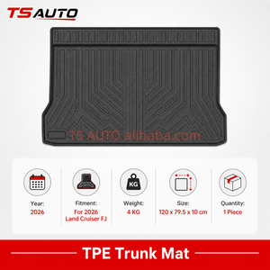 Tappetino per bagagliaio <span class=keywords><strong>CYS</strong></span> in TPE impermeabile e antiscivolo per Toyota Land Cruiser FJ 2026, protezione personalizzata per il vano di carico posteriore - Product Image 3