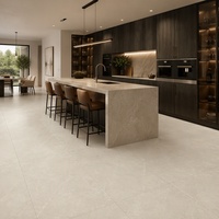 Carrelage en porcelaine marbrée mate de qualité supérieure 600x1200mm R10 antidérapant et imperméable pour sol et mur de salon