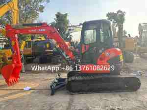 รถขุดขนาดเล็กอเนกประสงค์ U55 น้ำหนัก 5.57 ตัน ผลิตในจีน ใช้เครื่องยนต์ Kubota U55 มีจำหน่าย - Product Image 2