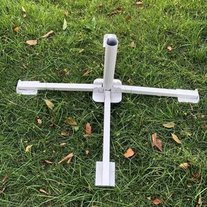 Sombrilla de <span class=keywords><strong>Playa</strong></span> y Parque Portátil con Base de Acero Cruzada, Plegable en Cuatro Esquinas, de Fábrica, para Exteriores - Product Image 4