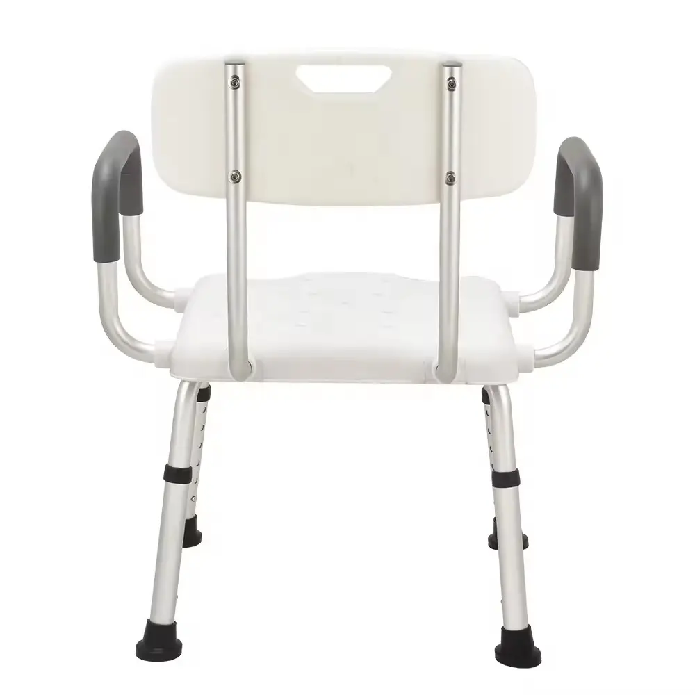 Schlussverkauf Aluminium-Schiebe-Duschen-Stuhl Rehabilitation Bad-Sitz Senioren-Bad-Stuhl für Ältere Behinderte