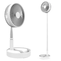 Nouveau ventilateur électrique multifonctionnel Rechargeable 3600mah Mini plancher télescopique pliant à faible bruit ventilateur d'été refroidissement pour la maison
