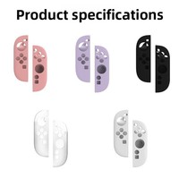 Casing Controller Switch 2, Bahan TPU Matte Frosted, Pelindung Gagang, Tekstur Terpisah, Stok Pabrik, Asal Cina