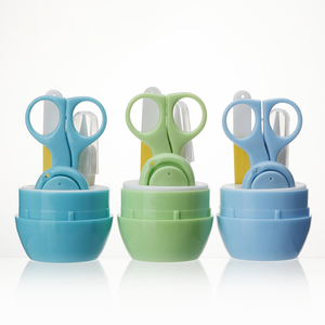 Nez Excréments Clip Bébé <span class=keywords><strong>Ciseaux</strong></span> Ongles 4 pcs Manucure Ensemble Bébé Soins Sécurité Cutter Soins 4 Pcs Bébé Manucure Kit - Product Image 4
