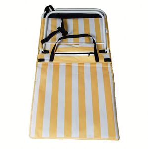 Chaises lune pliantes et inclinables en tissu Oxford et métal, design moderne, portables, pour pique-niques, plage, détente en plein air, parcs - Product Image 4