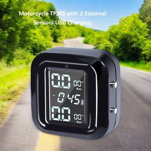 Alarme de surveillance à affichage numérique en temps réel de petite taille Détecteur de température et de <span class=keywords><strong>pression</strong></span> des pneus de <span class=keywords><strong>moto</strong></span> TPMS - Product Image 3