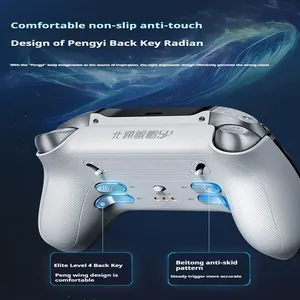 Với <span class=keywords><strong>2</strong></span> <span class=keywords><strong>inch</strong></span> màn hình beitong kunpeng 50 thông minh không dây Gamepad di động trò chơi điều khiển cho hơi PC màu xanh-răng phím điều khiển - Product Image 6