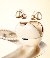 Q115 Ear Clip Earbuds Nirkabel BT6.0 Kualitas Suara Stereo Desain Tas Wanita Tipe Non Noise Cancelling Headphone Gaming Musik Type-c
