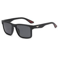 Lunettes de soleil polarisées carrées vintage de luxe tendance, haute qualité, personnalisables, pour hommes et femmes, par le fabricant.